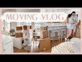 MOVING VLOG | unpacking & organizing our new home! 🏡✨