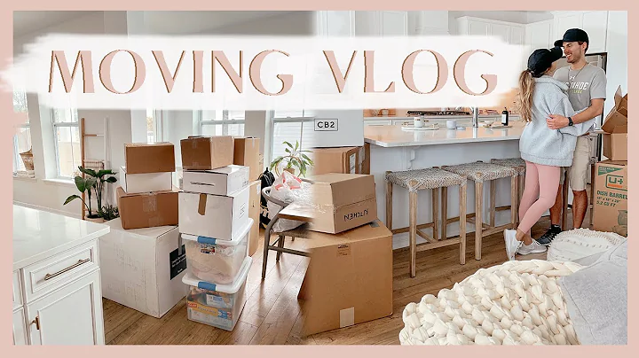 MOVING VLOG | unpacking & organizing our new home!