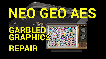 Hoe je de vervormde graphics van de Neo Geo AES-console kunt repareren - YouTube