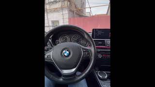 BMW F30 2014 установка мультимедийной системы и камеры заднего вида