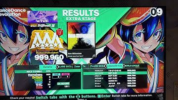 [DDR WORLD] New Millennium Difficult PFC, 999,960