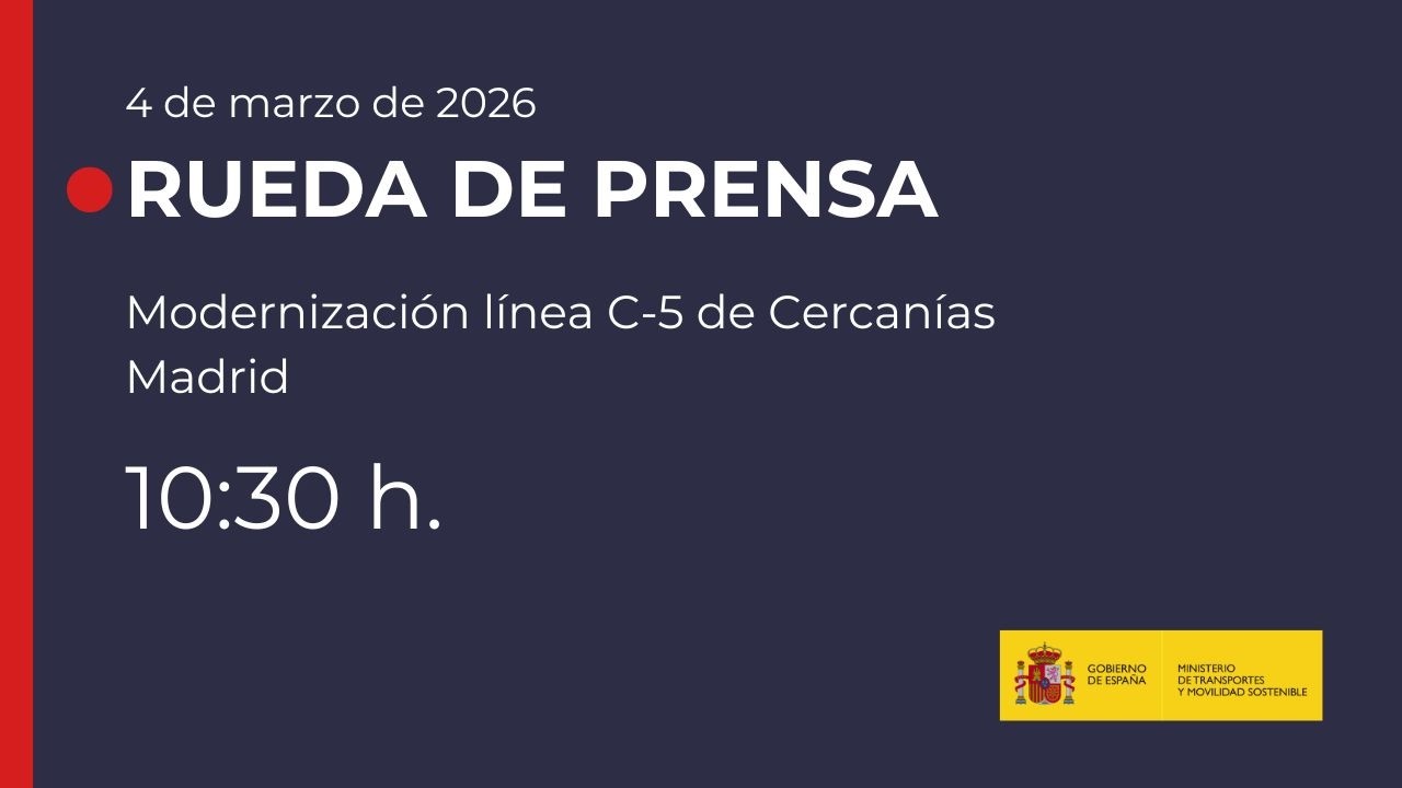 Rueda de prensa del ministro, Óscar Puente, 4 de marzo