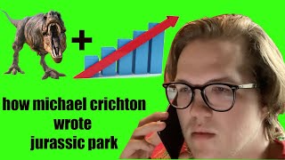 how michael crichton wrote jurassic park