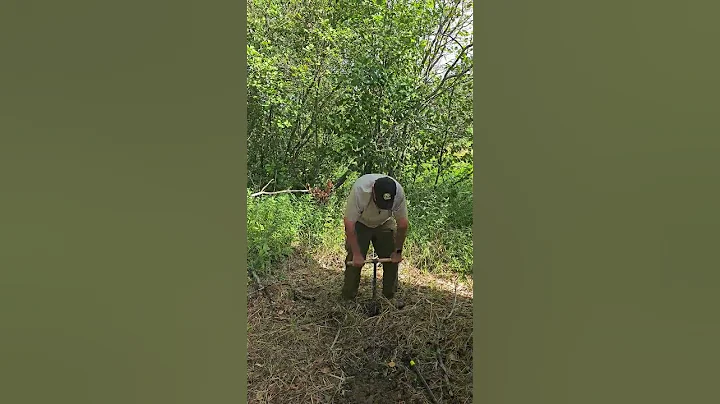 Hand drilling a shallow well