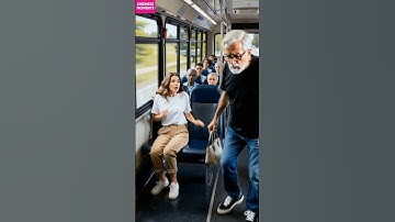 Kindness on the Bus 🚍 A Heartwarming Gesture #kindness #busstory #shorts