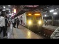 Night local train arriving at railway station video | Mumbai local train video daily life line vlog 