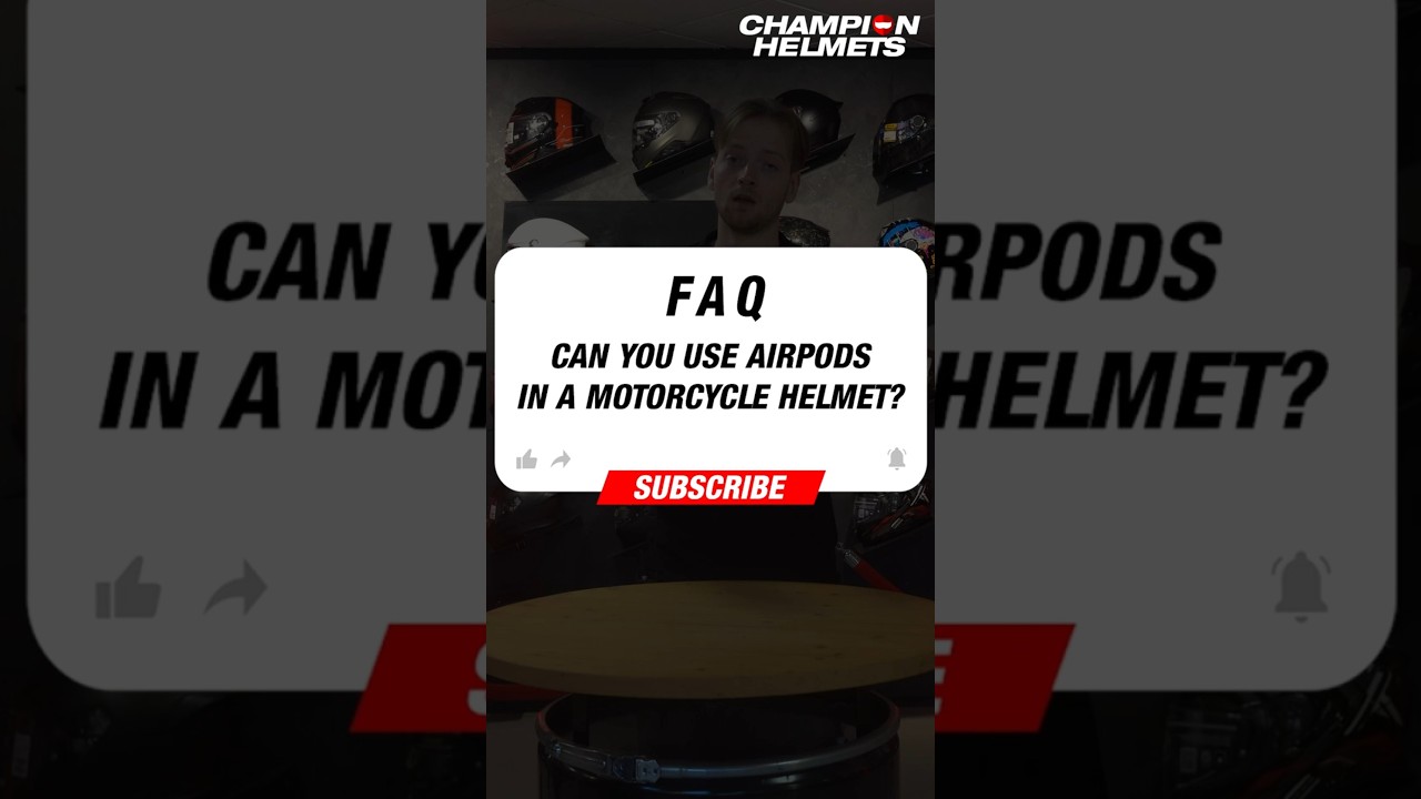 Can You Use AirPods In A Motorcycle Helmet? #faq #motorcycle #helmet - YouTube Can You Use AirPods In A Motorcycle Helmet? #faq #motorcycle #helmet - YouTube