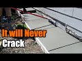 How To Pour Concrete That Will NEVER Crack | THE HANDYMAN |