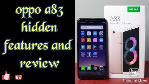oppo a83 hidden features