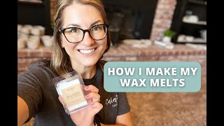 How I Make My Wax Melts Using Coconut Tart Wax