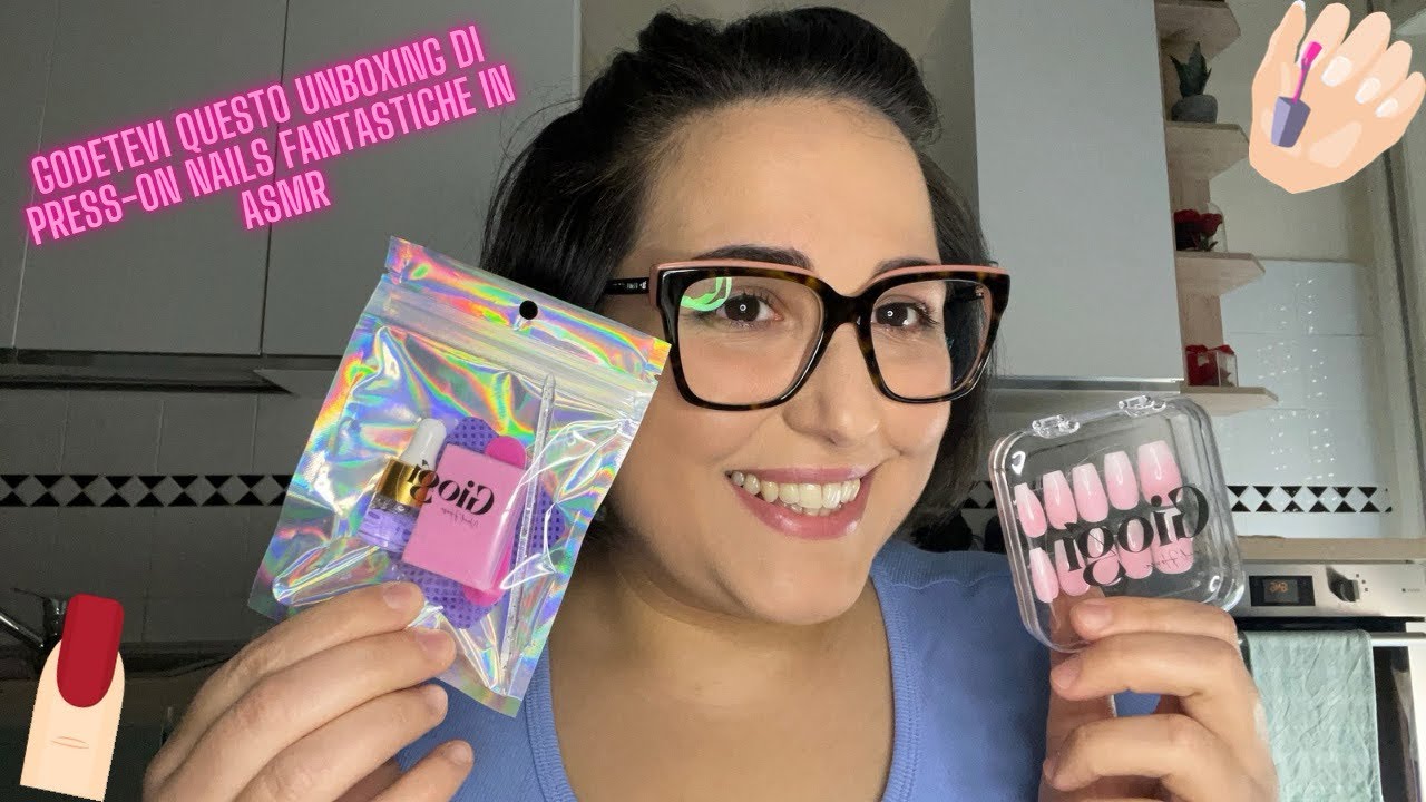 TESORI MIEI GODETEVI QUESTO VIDEO ASMR DI PRESS-ON NAILS PERSONALIZZATE 💅🏼🍩💄 #asmrita #ninaasmr