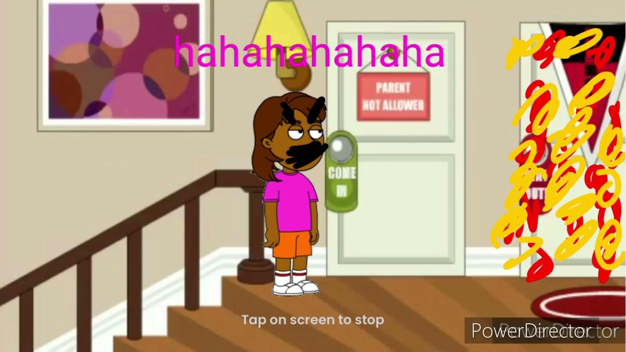 Dora draws on her door and gets Grounded