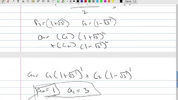 Counting: Linear Homogeneous Recurrence Relations Part 3