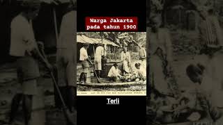 Warga jakarta tahun 1900.  #sejarah #indonesia