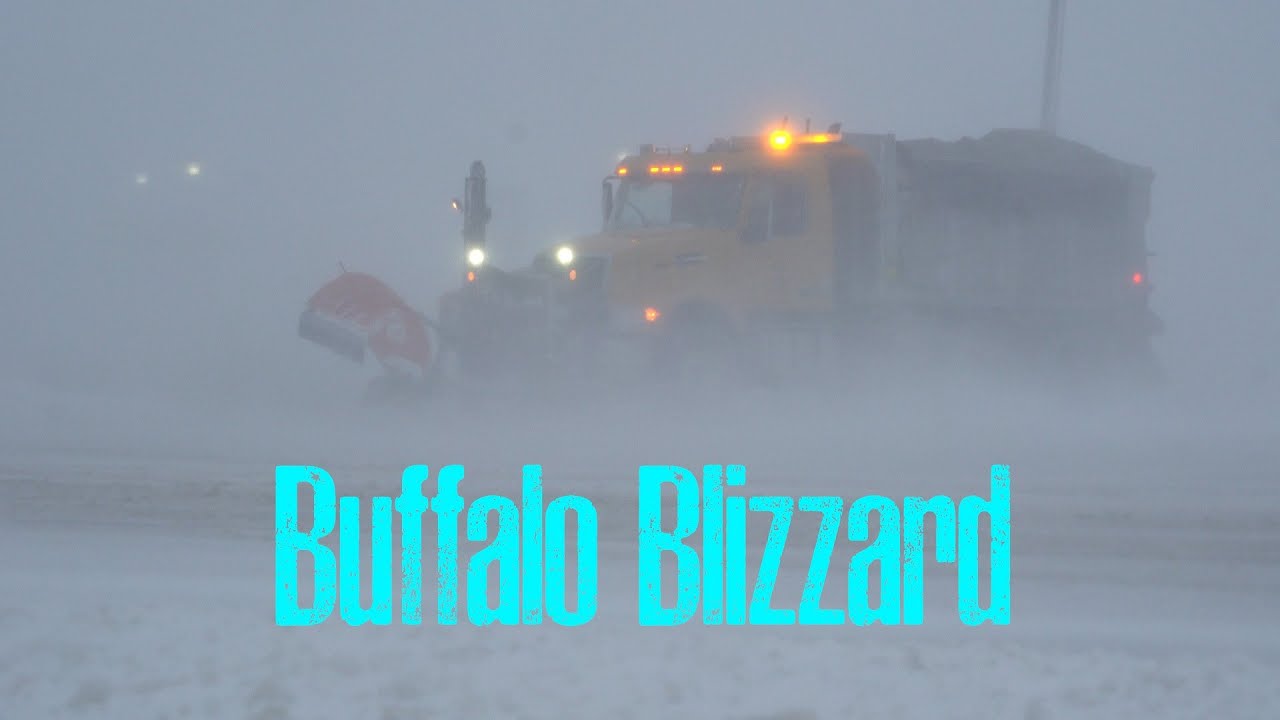 Buffalo Blizzard - New York Lake Effect Thunder Snow January 14, 2024 ...