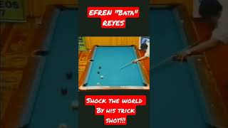 EFREN BATA REYES SHOCK THE WORLD BY HIS TRICK SHOT!!! #shorts