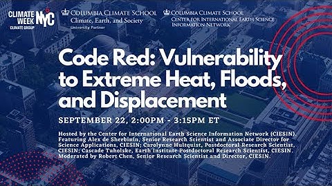 Code Red: Vulnerability to Extreme Heat, Floods, and Displacement