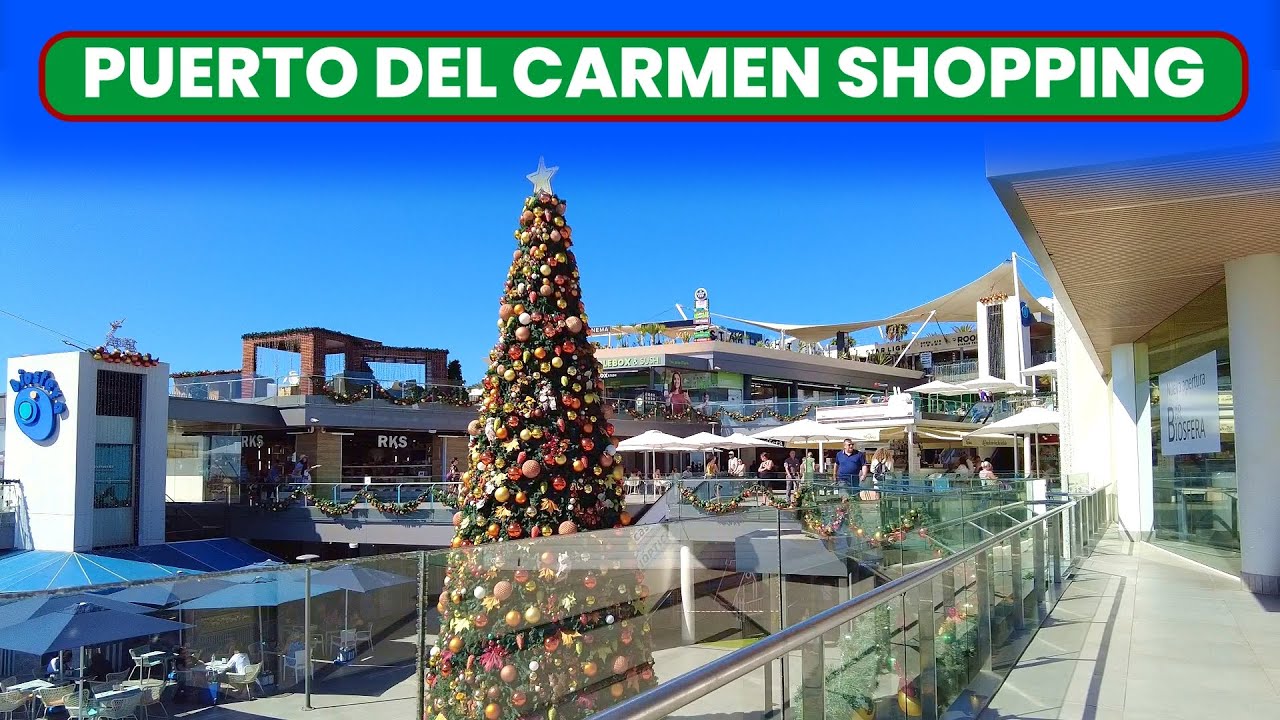 Пешеходная экскурсия по торговому центру Biosfera Plaza | Пуэрто-дель-Кармен, Лансароте | Магазин...