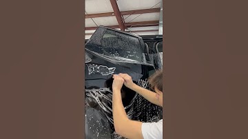 Wrapping a full door in our Paint Protection Film.#ppf #paintprotection  #asmr #chevy #blazer #tint