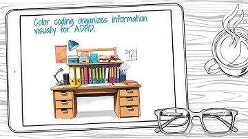 ADHD Hack: Color Coding for Clearer Focus 🎨📚