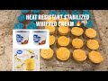 Whipped cream Frosting | heat resistant frosting| frosting