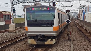 JR東日本中央線E233系T6編成各駅停車青梅行き高円寺駅発車