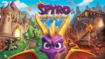 Spyro Reignited Trilogy - Spyro the Dragon 120% Gameplay Walkthrough Pt. 28 - Lofty Castle (SP)