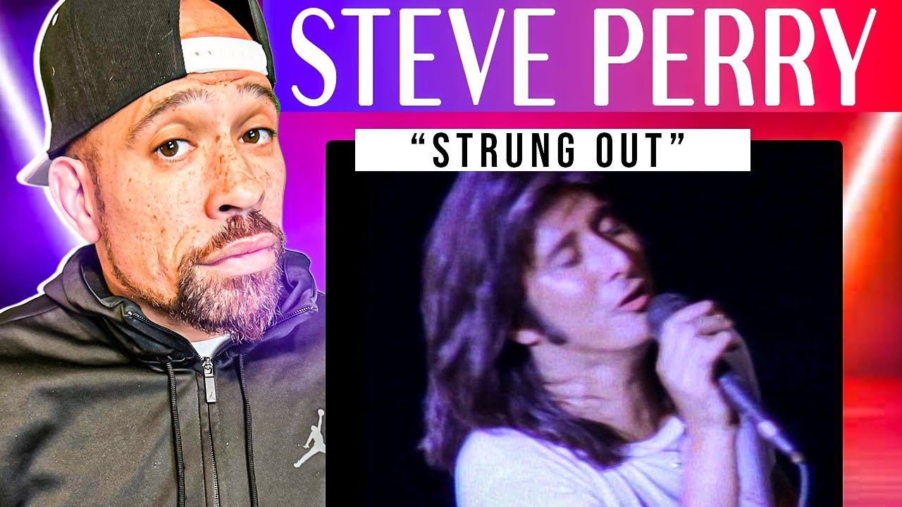 Rapper FIRST time REACTION to Steve Perry - Strung Out! I did not expect that at ALL....