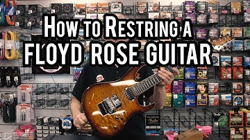 How to Restring Floyd Rose guitar with Cranbourne Music
