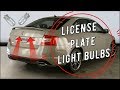 How to replace license plate light bulbs - Skoda, VW, Audi, Seat (Octavia III)