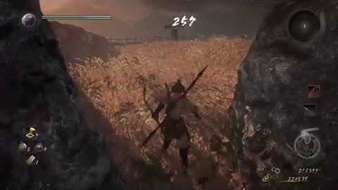 Nioh - Blind level 1 run - Tachibana Muneshige boss kill (Side mission)