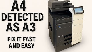 Konica Minolta Bizhub 751 Paper Size Error Fix