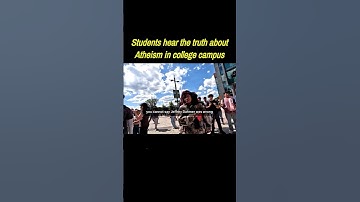 Studenten horen de echte waarheid over atheïsme op de campus ✝️ #atheïst #atheïsme #evangelie #co...