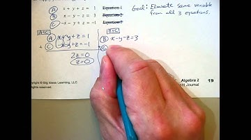 BID Trig 1.4, Solving Linear Systems (Part 1)