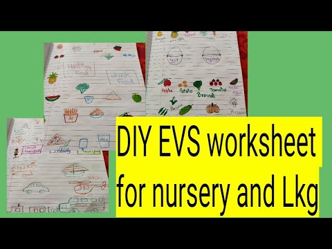 nurseryworksheet lkgworksheet evs worksheet for nursery and lkg evs
