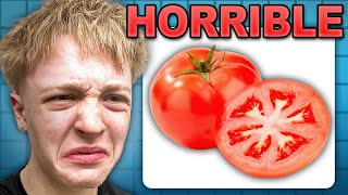 I Tried Every DISGUSTING Vegetable