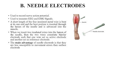 BASICS OF BIOMEDICAL INSTRUMENTATION - UNIT 1 - Electrodes and needle electrode