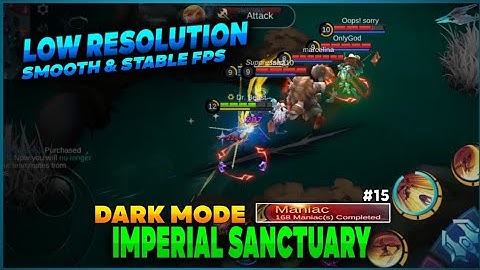 CONFIG! SMOOTH IMPERIAL | DARK MODE MAP | GOOD RESOLUTION FOR LOW SPECS PHONE | STABLE FPS | RAIVEN