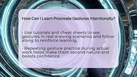 How Can I Learn Procreate Gestures Intentionally? - The Virtual Art Desk