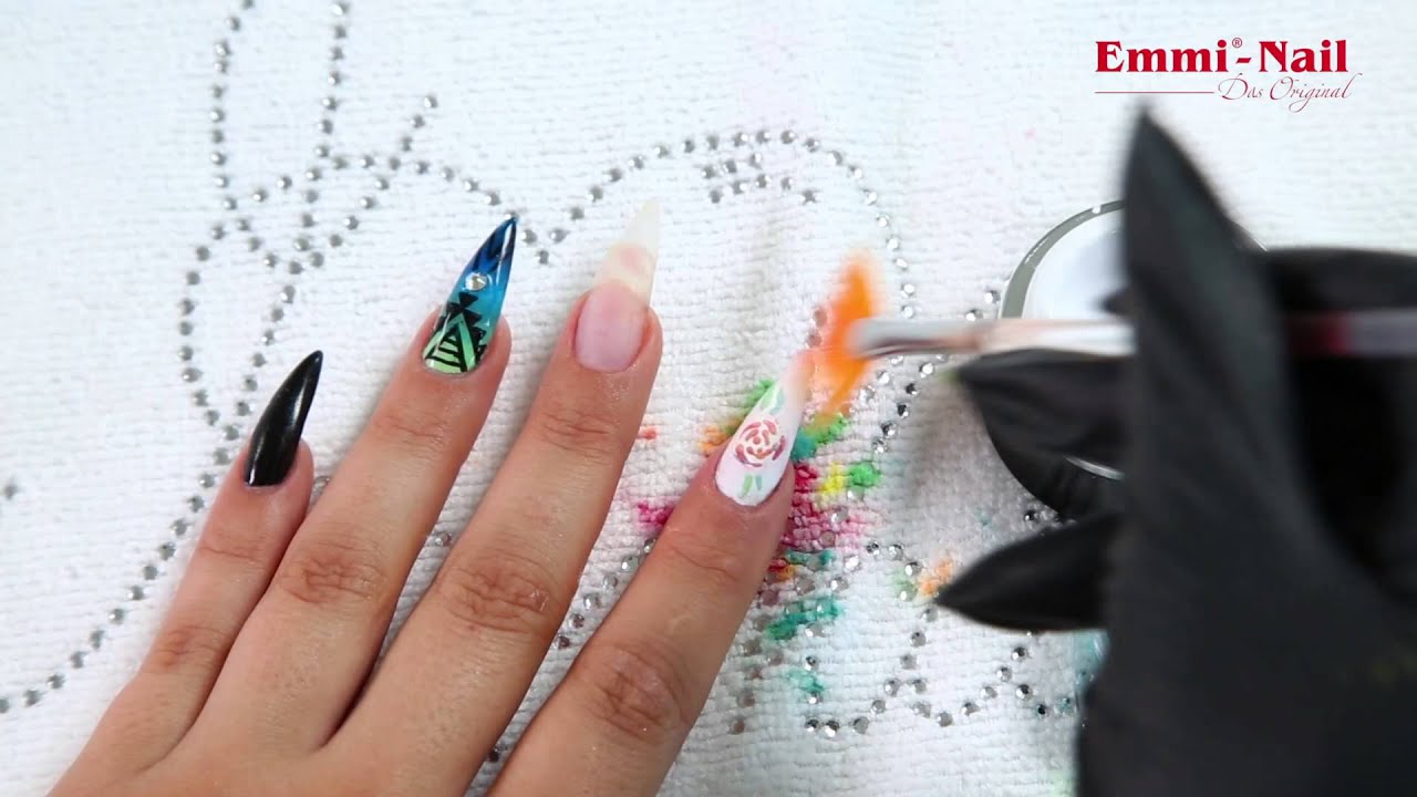 Farb Acryl Pulver Style By Emmi Nail Youtube