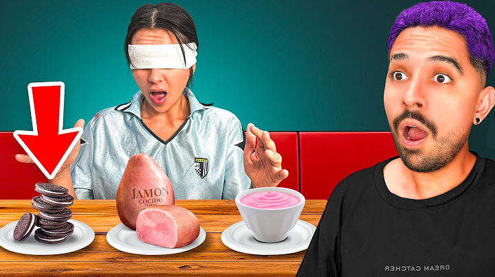 MI ESPOSA ADIVINA PRODUCTOS CON OJOS VENDADOS