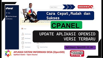 2023 || Cara Update Terbaru di Cpanel Aplikasi Sistem Informasi Desa (OpenSID)