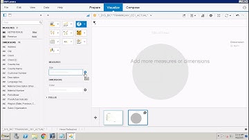 SAP HANA BI - Dashboard development in Lumira