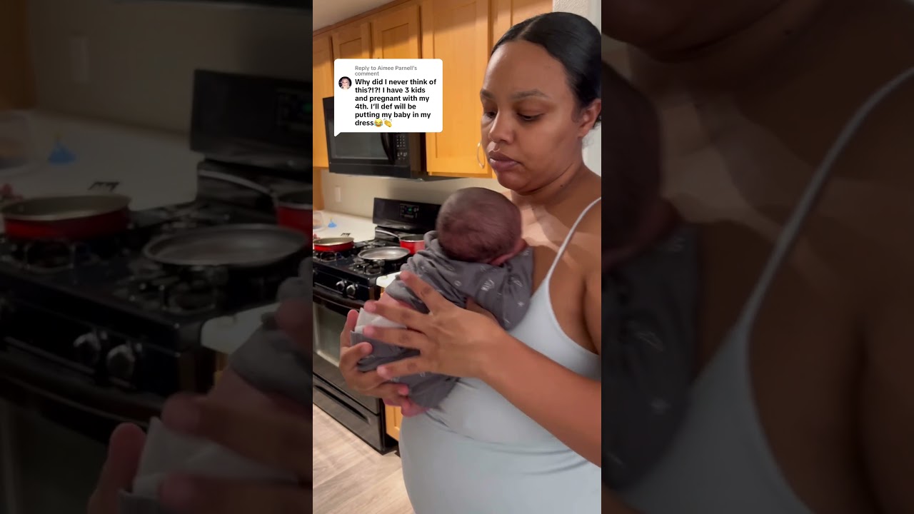 How to cuddle your infant and still continue your activities 