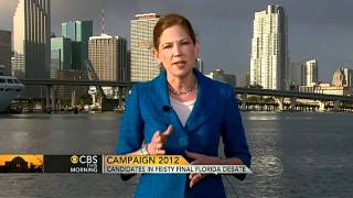 Romney poll numbers up; Obama tours swing states
