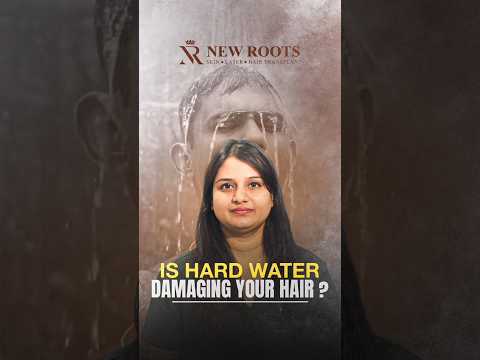 Is hard water secretly affecting your hair? 🚿💇‍♀️.  #shorts