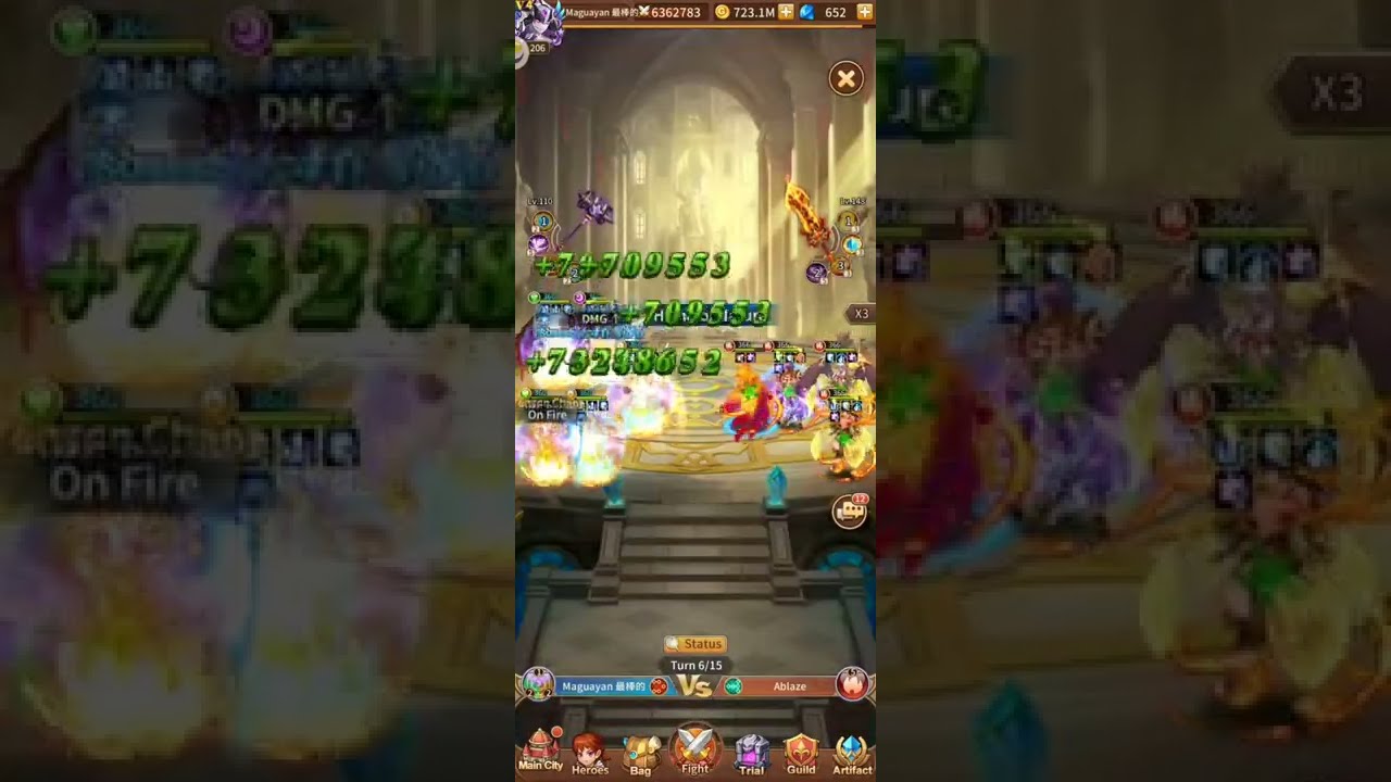 Elora's Raid: 6.5M vs. 7.3M
