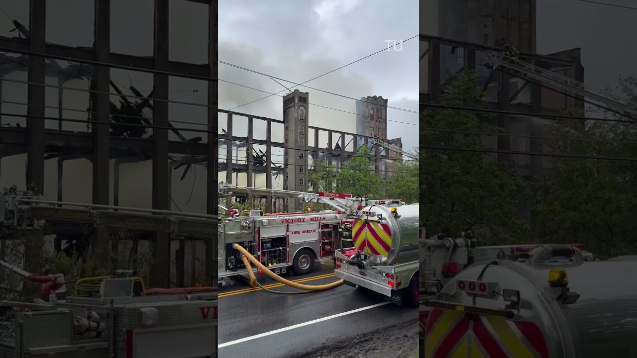 Fire at Victory Mills