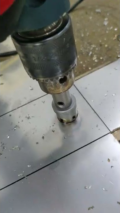 cara melubangi plat ss pakai holsow