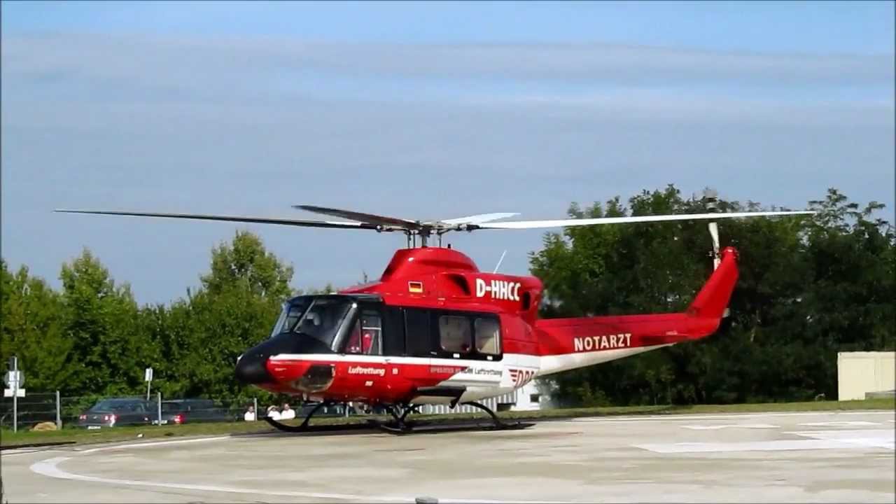 Christoph Regensburg Start mit BELL 412 (D-HHCC)